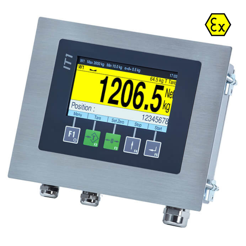 SysTec IT1 Ex222 Panel Mount SysTec IT1 ATEX Weighing Indicator